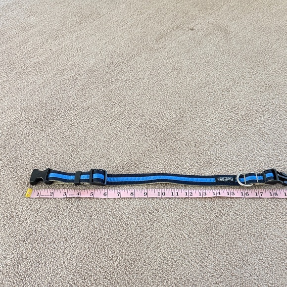 Two-Tone Blue Adjustable Dog Collar - Picture 2 of 6